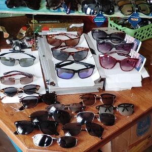 Foster Grant Men's Sunglasses Collection - Black, Brown, Purple